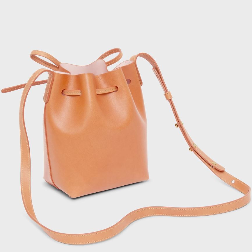 Women's Mansur Gavriel Mini Mini Bucket Bags Light Brown | AU 18M6DG